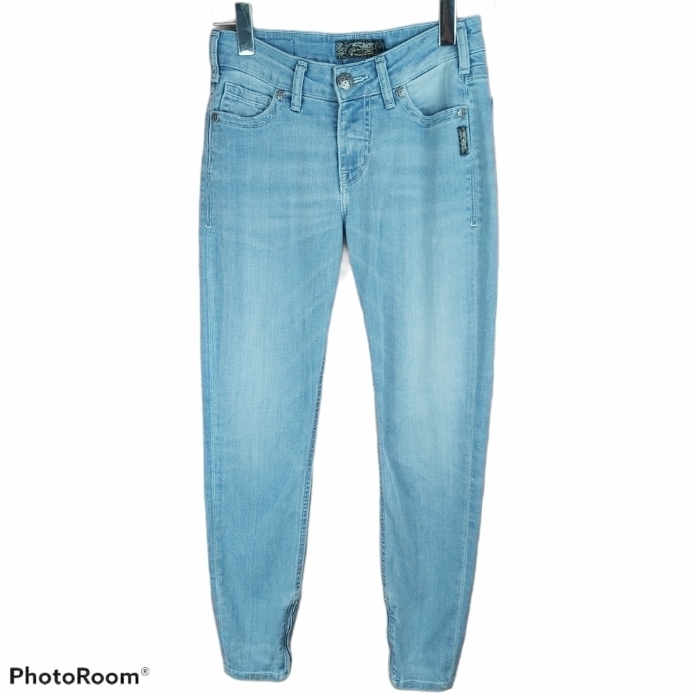 SILVER Suki Mid Ankle skinny jeans